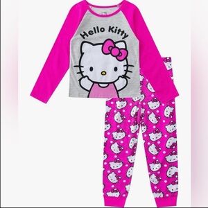 Hello Kitty Girls Long Sleeve T-Shirt and Jogger Sweatpant Set